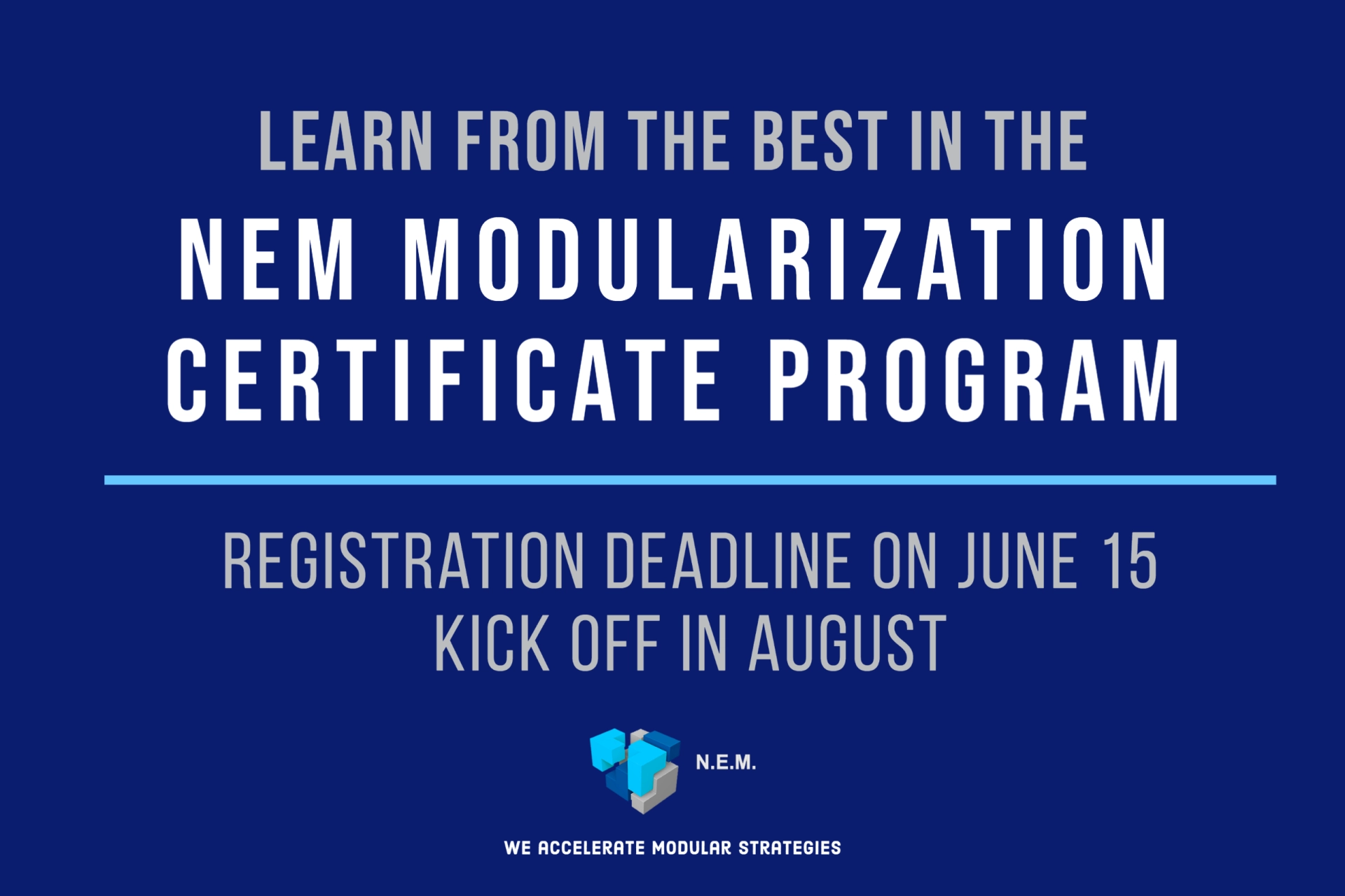 news-nem-modularization-certificate-program